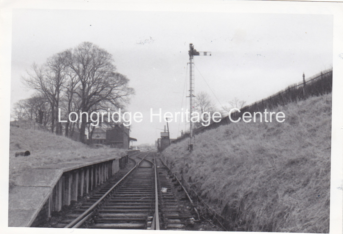 342C - Railway - View up to Station and Water Tank - 1966